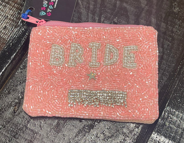 Bride Beaded Coin Bag