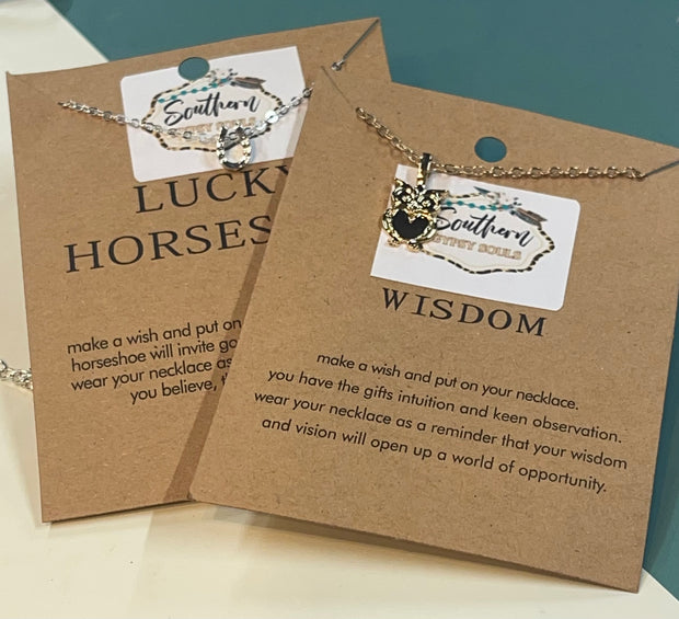 Card Quote Necklaces